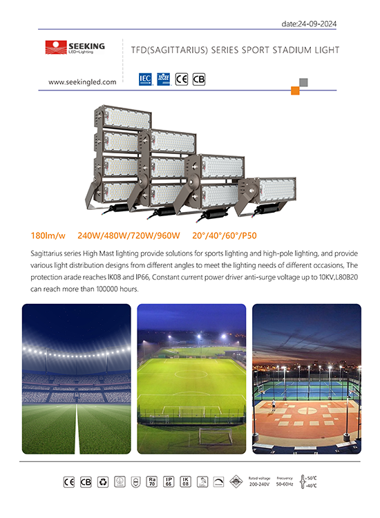 TFD Series Sport Stadium Light ProductSheet