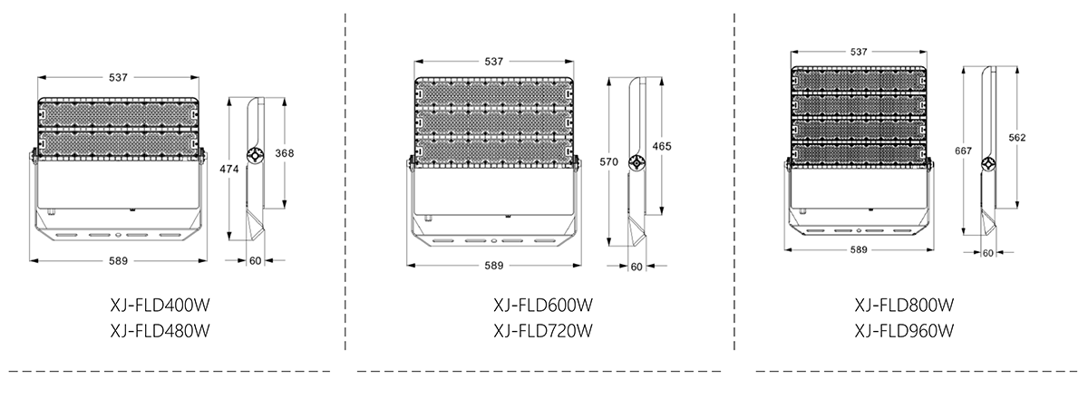 FLD SERIES_SEEKING LED-LIGHTING LIMITED Dimension