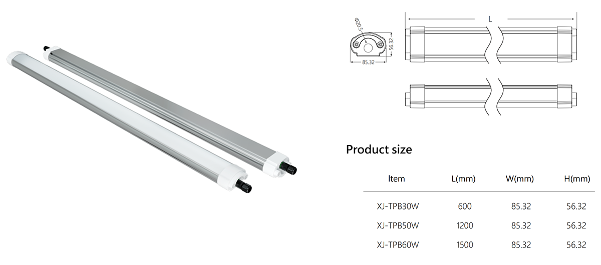 TPB SERIES_SEEKING LED-LIGHTING LIMITED Dimension